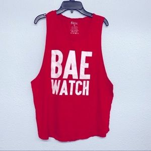 Juniors “bae watch” tank top sz XL